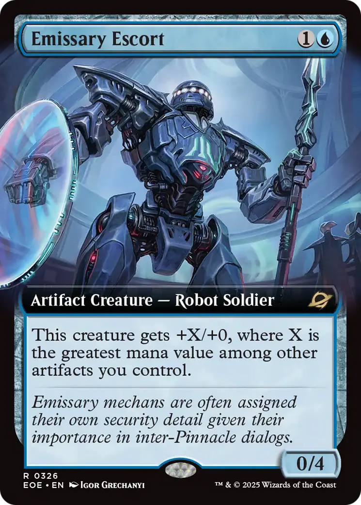 Emissary Escort (Extended Art) [Edge of Eternities] | Gear Gaming Bentonville