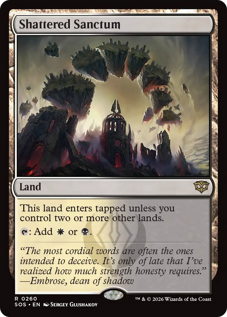 Shattered Sanctum [Secrets of Strixhaven] | Gear Gaming Bentonville
