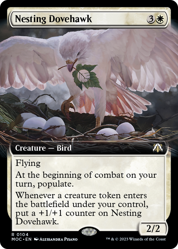 Nesting Dovehawk (Extended Art) [March of the Machine Commander] | Gear Gaming Bentonville