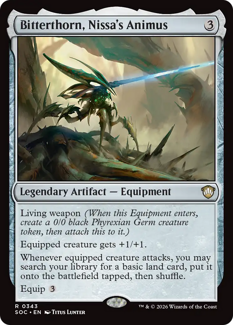 Bitterthorn, Nissa's Animus [Secrets of Strixhaven Commander] | Gear Gaming Bentonville