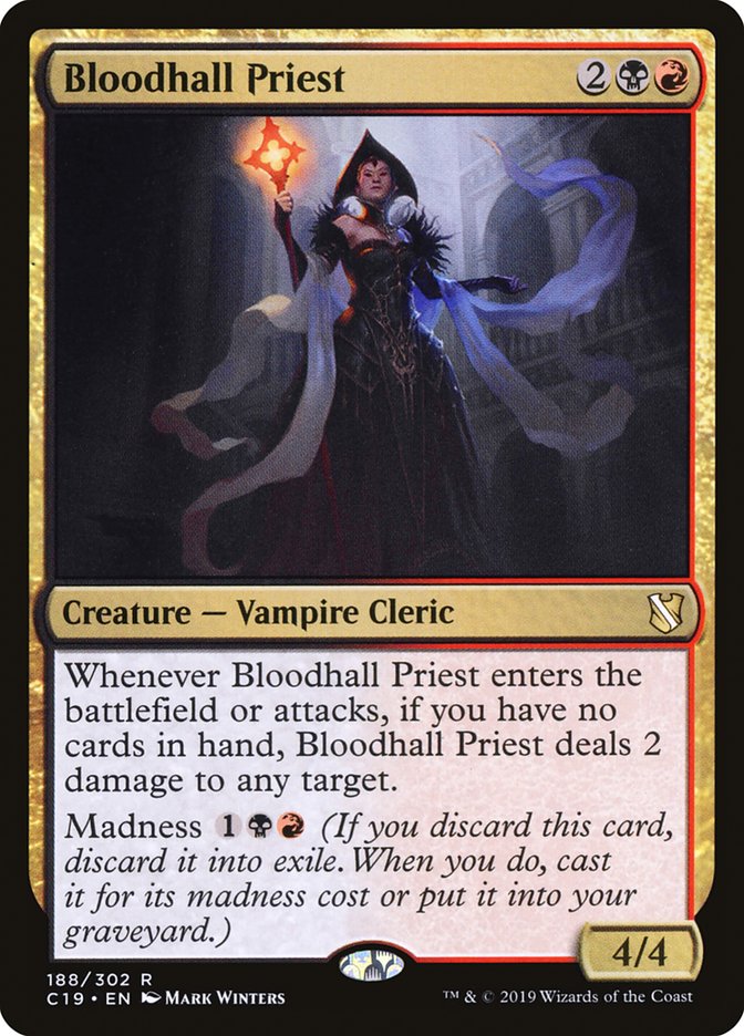Bloodhall Priest [Commander 2019] | Gear Gaming Bentonville
