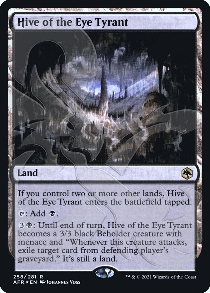 Hive of the Eye Tyrant (Ampersand Promo) [Dungeons & Dragons: Adventures in the Forgotten Realms Promos] | Gear Gaming Bentonville