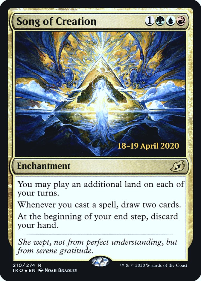 Song of Creation [Ikoria: Lair of Behemoths Prerelease Promos] | Gear Gaming Bentonville