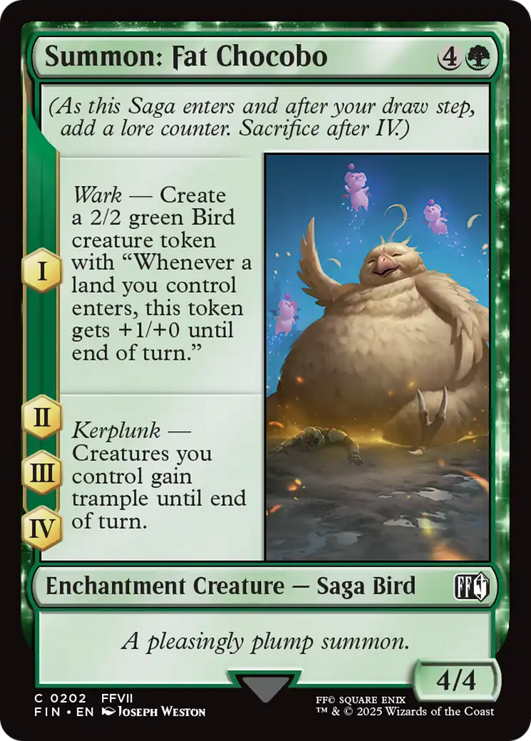 Summon: Fat Chocobo [FINAL FANTASY] | Gear Gaming Bentonville