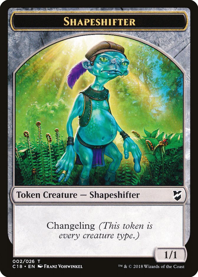 Shapeshifter Token [Commander 2018 Tokens] | Gear Gaming Bentonville