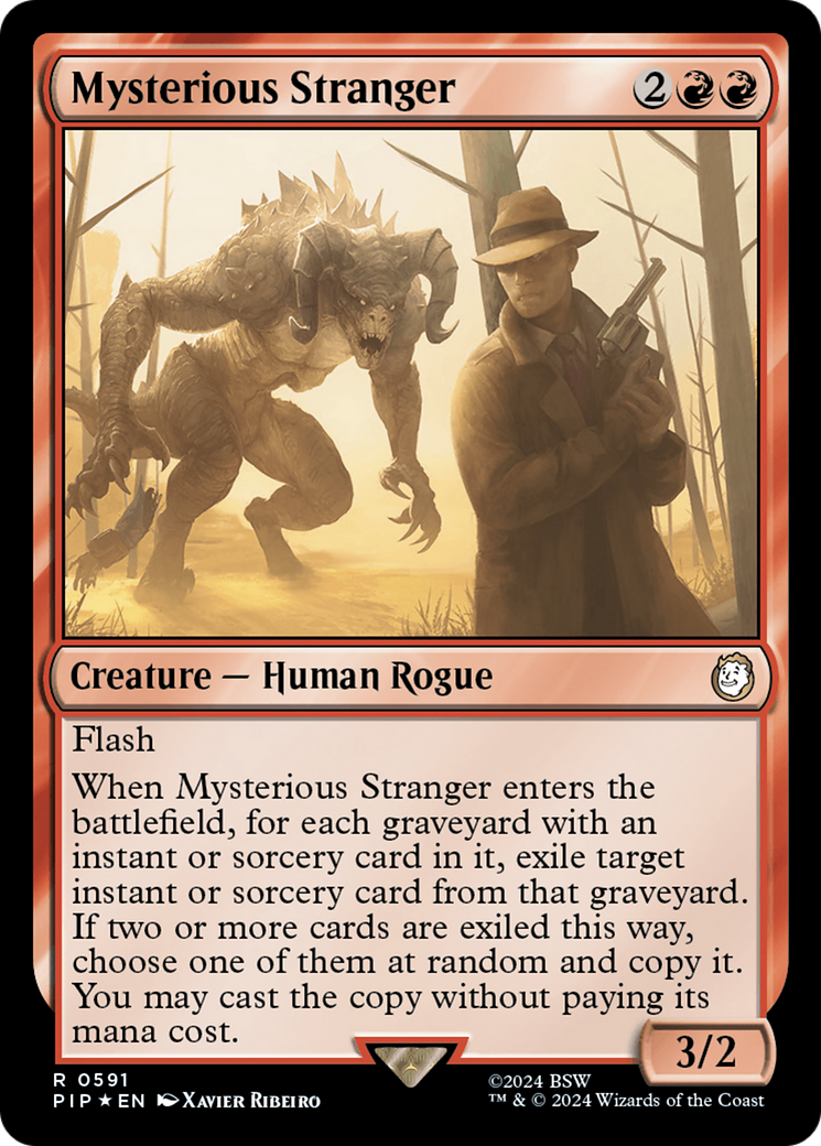 Mysterious Stranger (Surge Foil) [Fallout] | Gear Gaming Bentonville