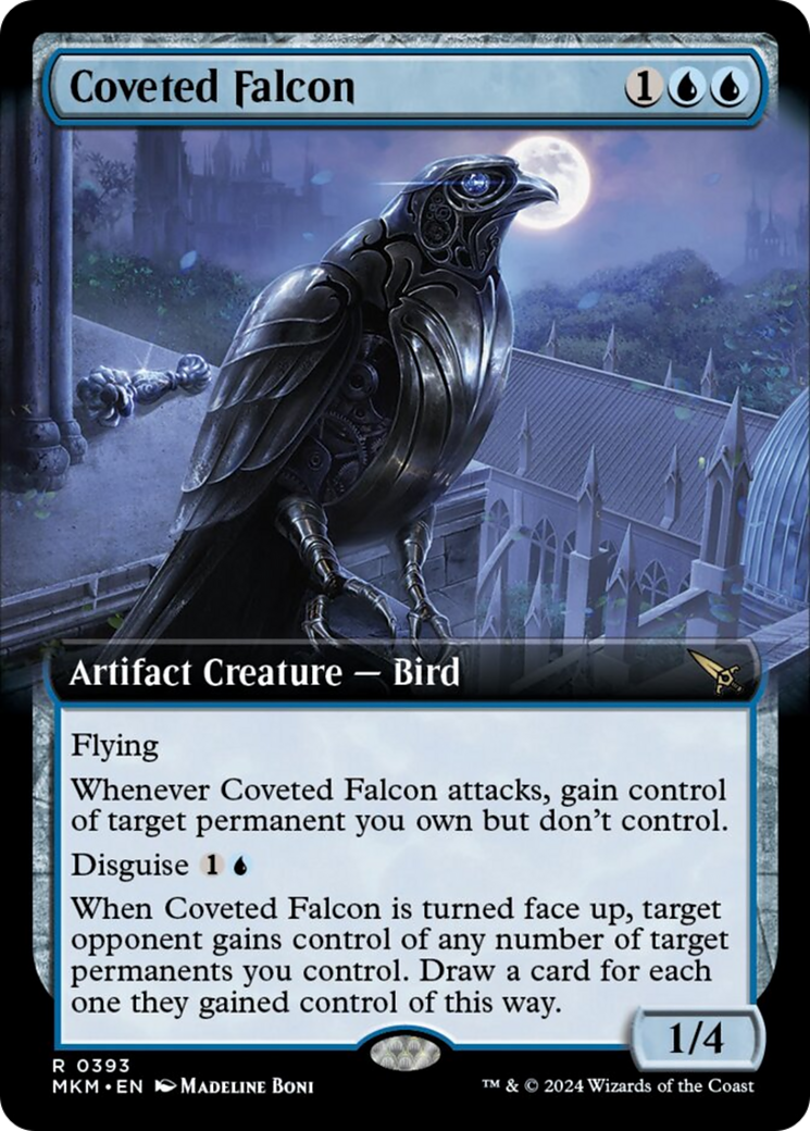 Coveted Falcon (Extended Art) [Murders at Karlov Manor] | Gear Gaming Bentonville