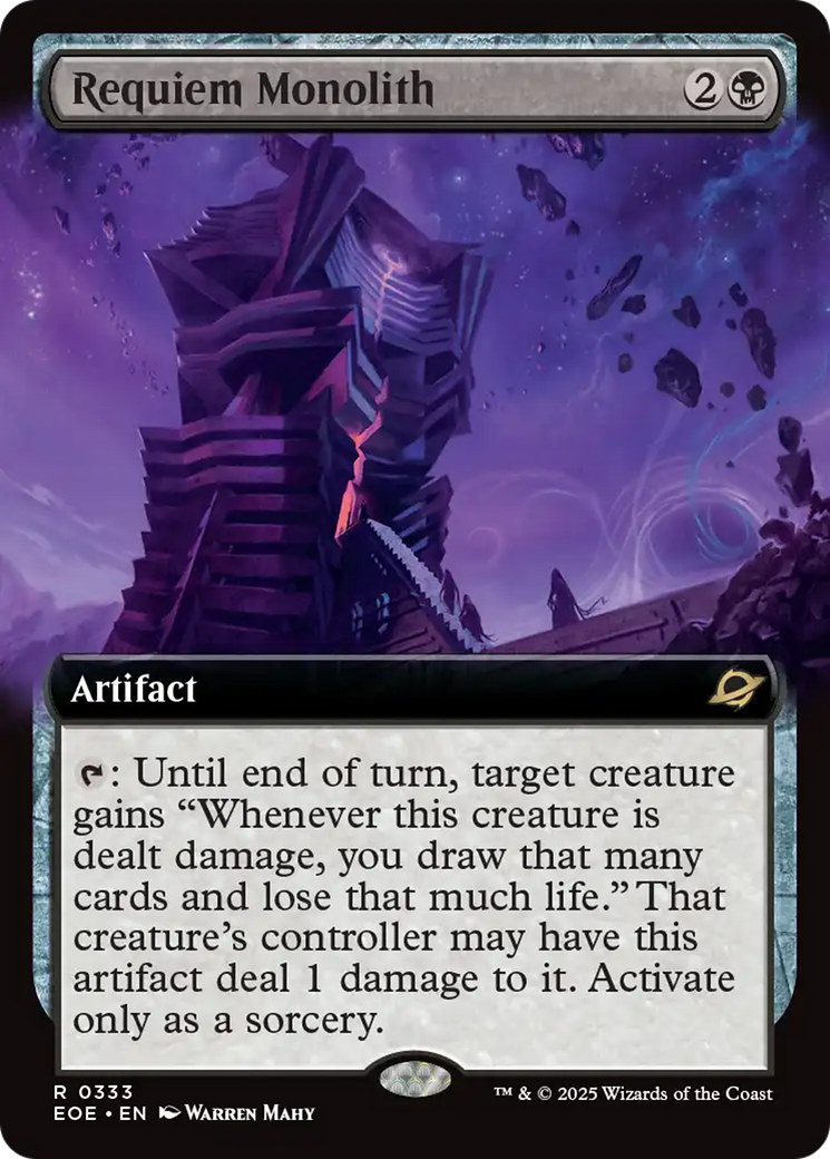 Requiem Monolith (Extended Art) [Edge of Eternities] | Gear Gaming Bentonville