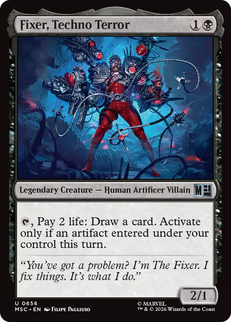 Fixer, Techno Terror [Marvel Super Heroes Commander] | Gear Gaming Bentonville