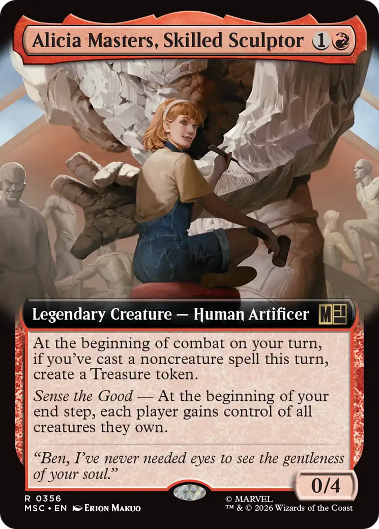 Alicia Masters, Skilled Sculptor (Extended Art) [Marvel Super Heroes Commander] | Gear Gaming Bentonville