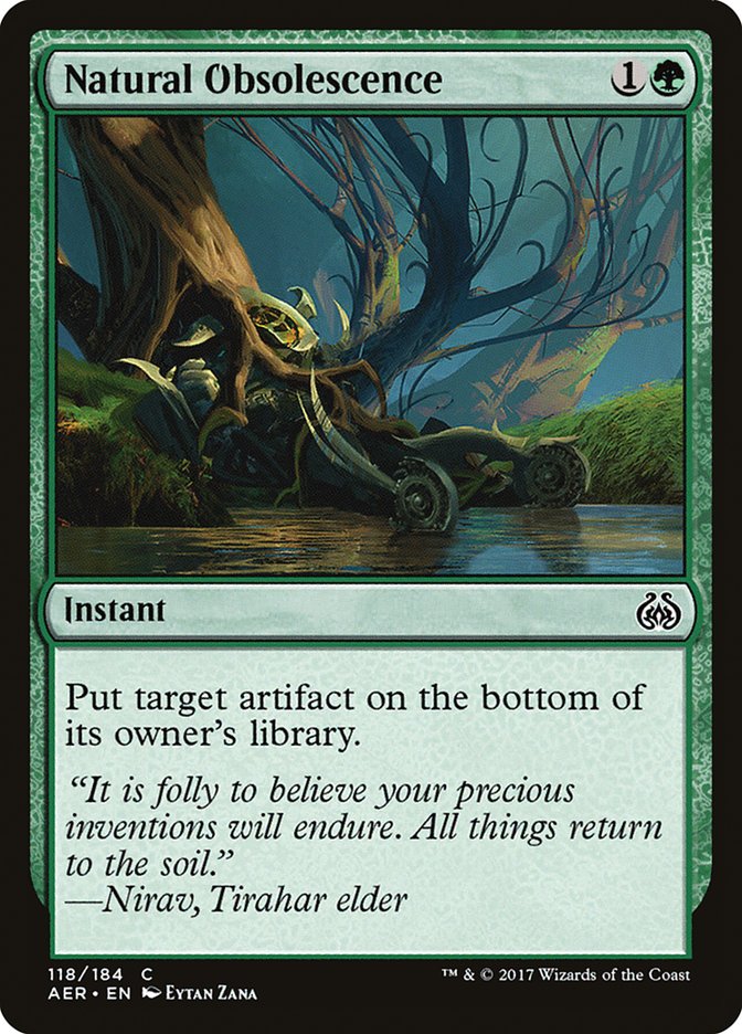 Natural Obsolescence [Aether Revolt] | Gear Gaming Bentonville