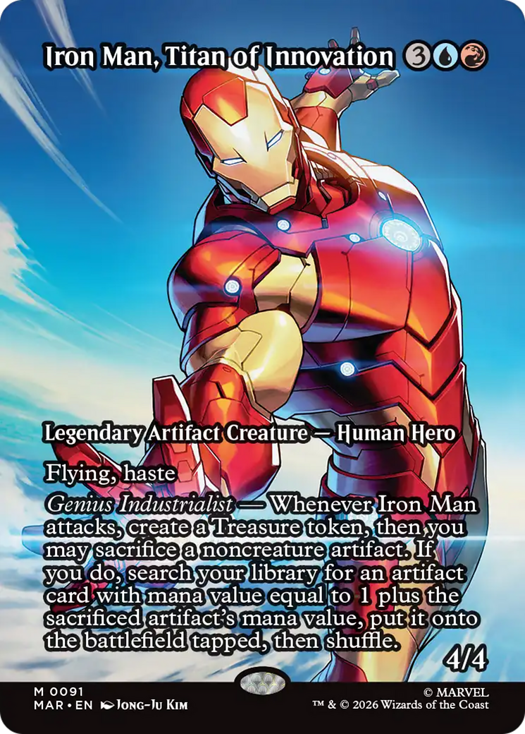 Iron Man, Titan of Innovation (Borderless) [Marvel Universe: Eternal-Legal] | Gear Gaming Bentonville