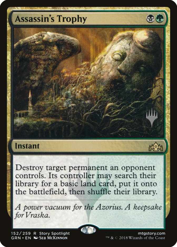 Assassin's Trophy (Promo Pack) [Guilds of Ravnica Promos] | Gear Gaming Bentonville
