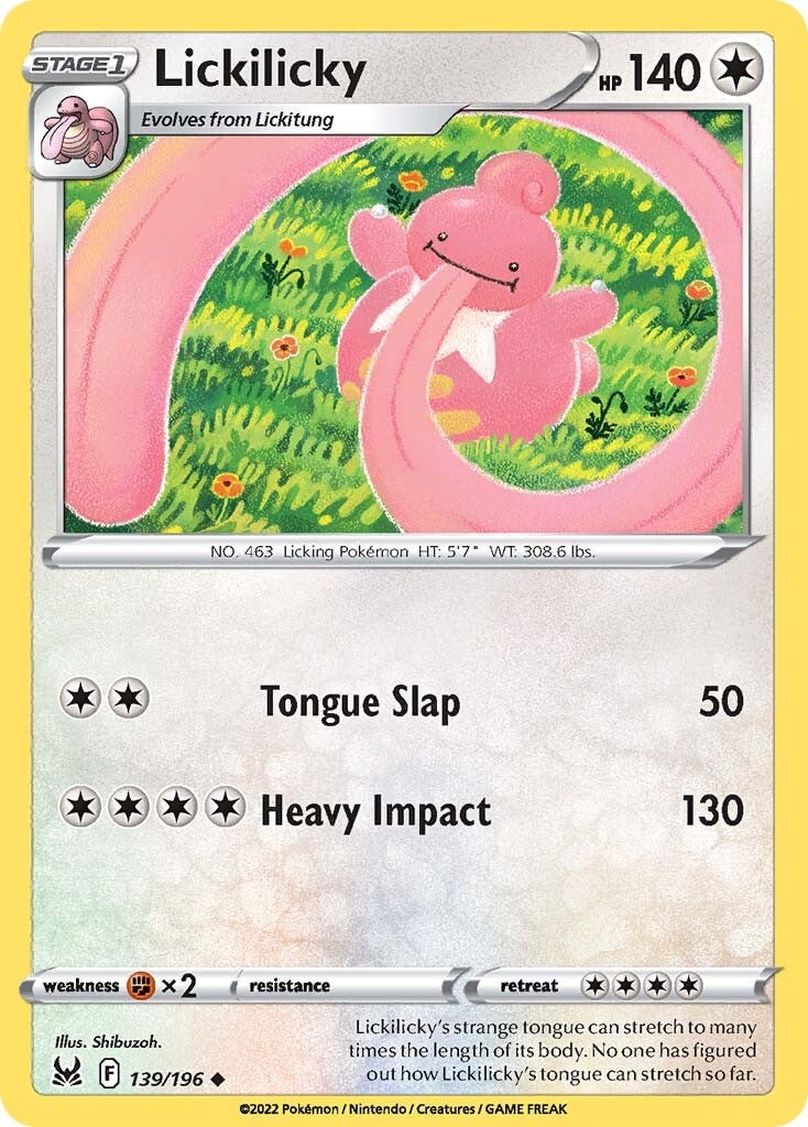 Lickilicky (139/196) [Sword & Shield: Lost Origin] | Gear Gaming Bentonville