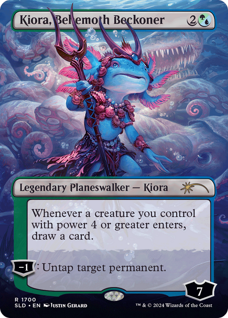 Kiora, Behemoth Beckoner (Rainbow Foil) [Secret Lair Drop Series] | Gear Gaming Bentonville