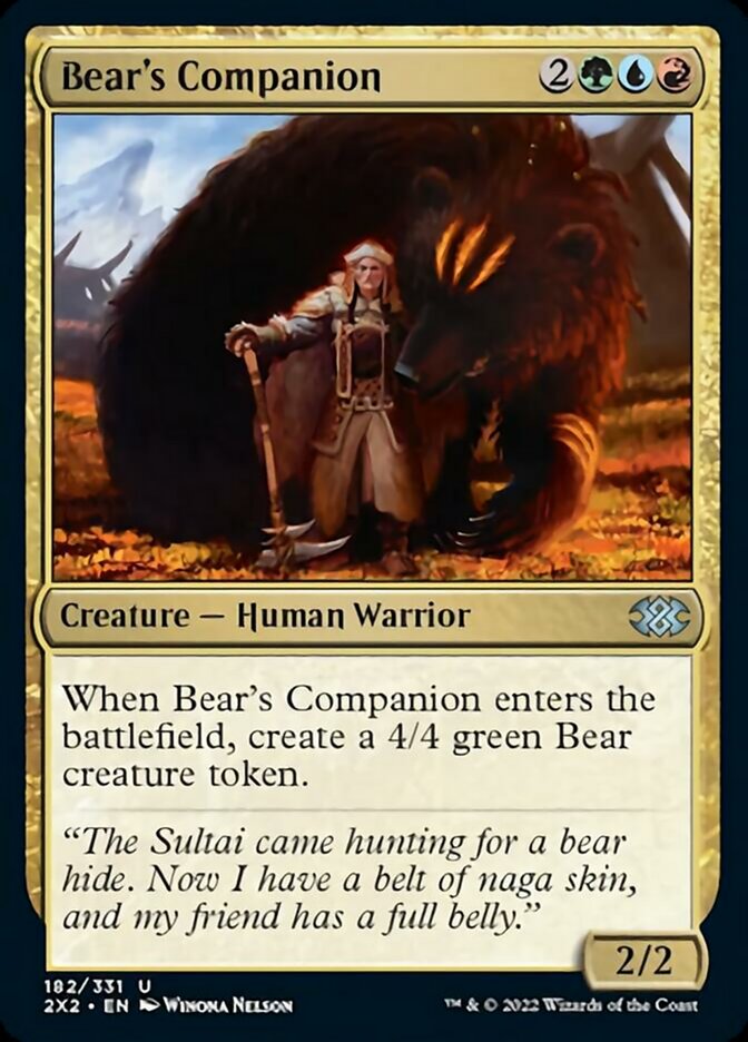 Bear's Companion [Double Masters 2022] | Gear Gaming Bentonville