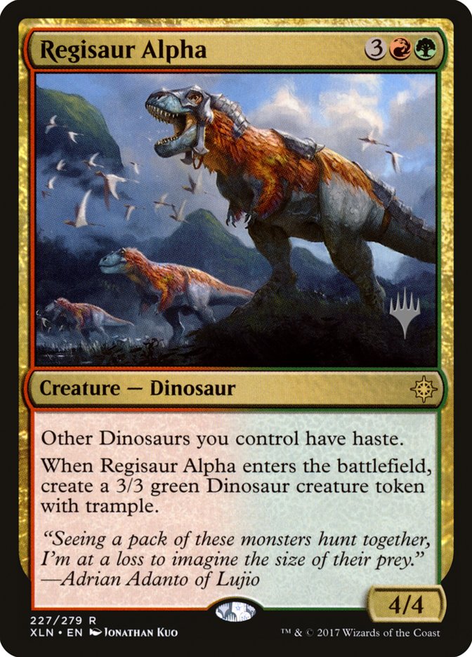 Regisaur Alpha (Promo Pack) [Ixalan Promos] | Gear Gaming Bentonville