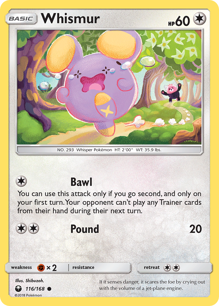 Whismur (116/168) [Sun & Moon: Celestial Storm] | Gear Gaming Bentonville