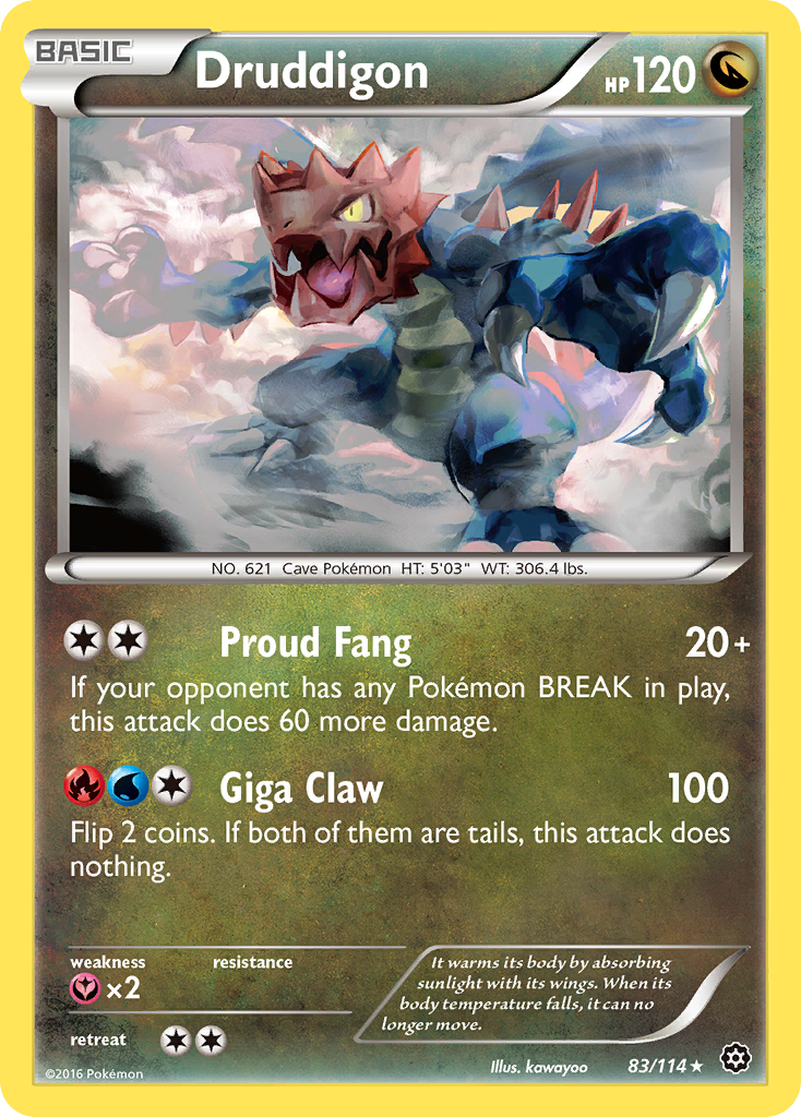 Druddigon (83/114) [XY: Steam Siege] | Gear Gaming Bentonville