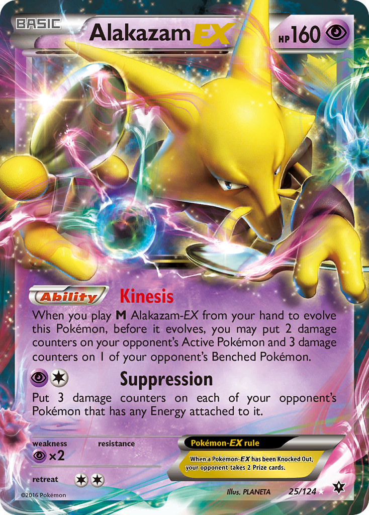 Alakazam EX (25/124) [XY: Fates Collide] | Gear Gaming Bentonville