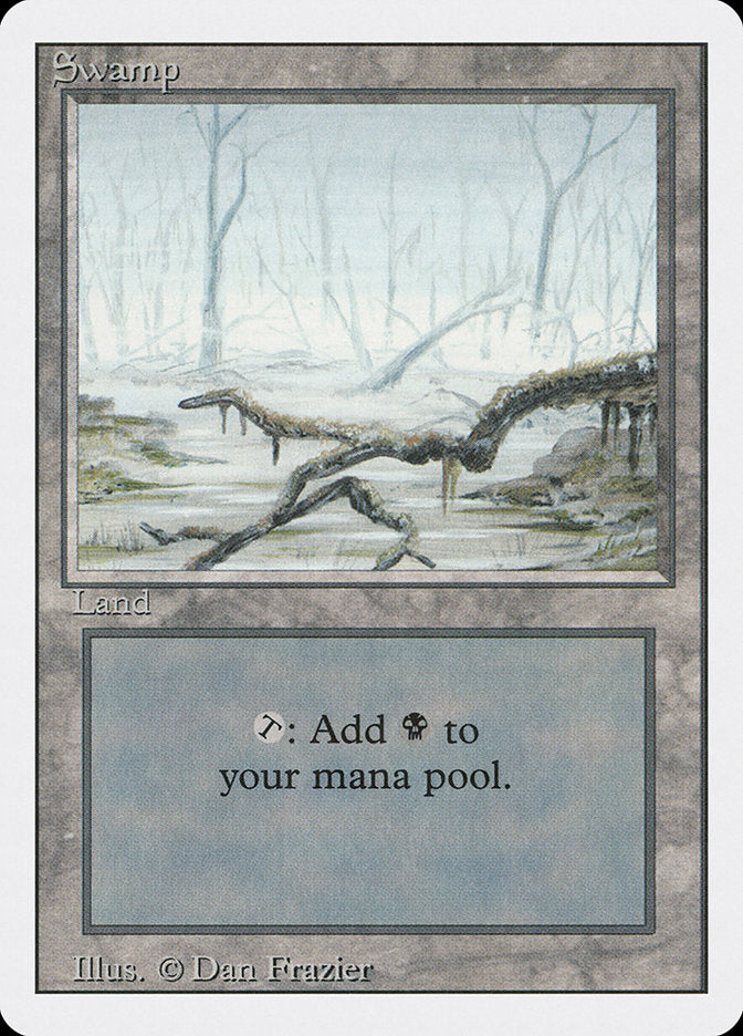 Swamp (White Fog in Trees) [Revised Edition] | Gear Gaming Bentonville