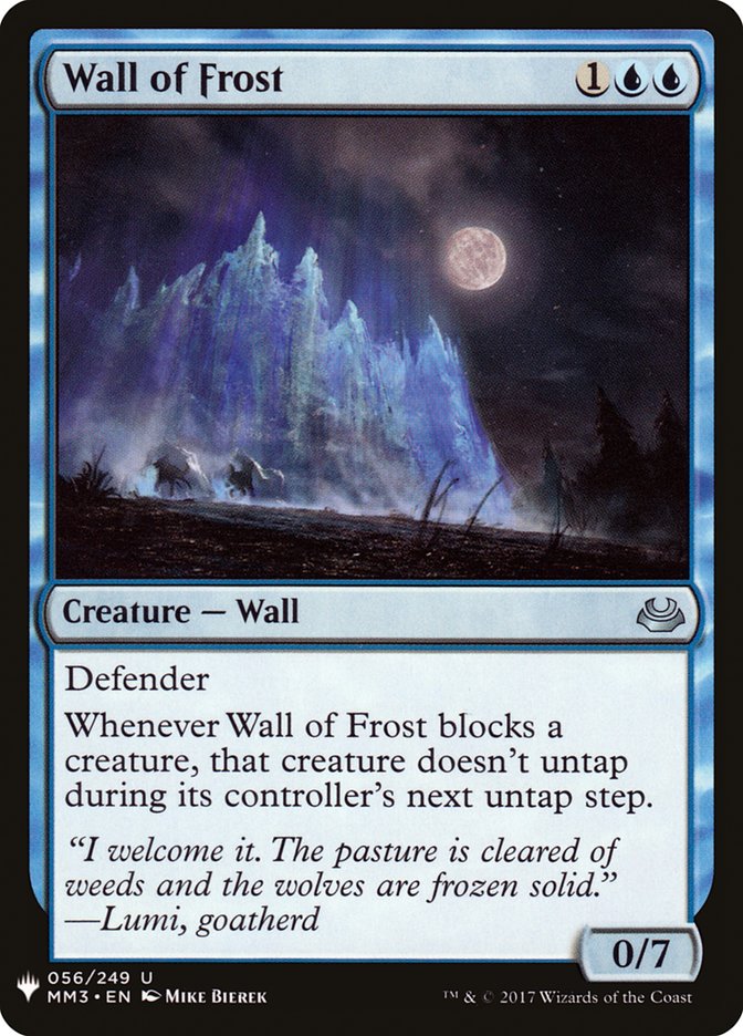 Wall of Frost [Mystery Booster] | Gear Gaming Bentonville