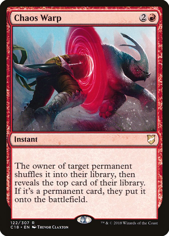 Chaos Warp [Commander 2018] | Gear Gaming Bentonville