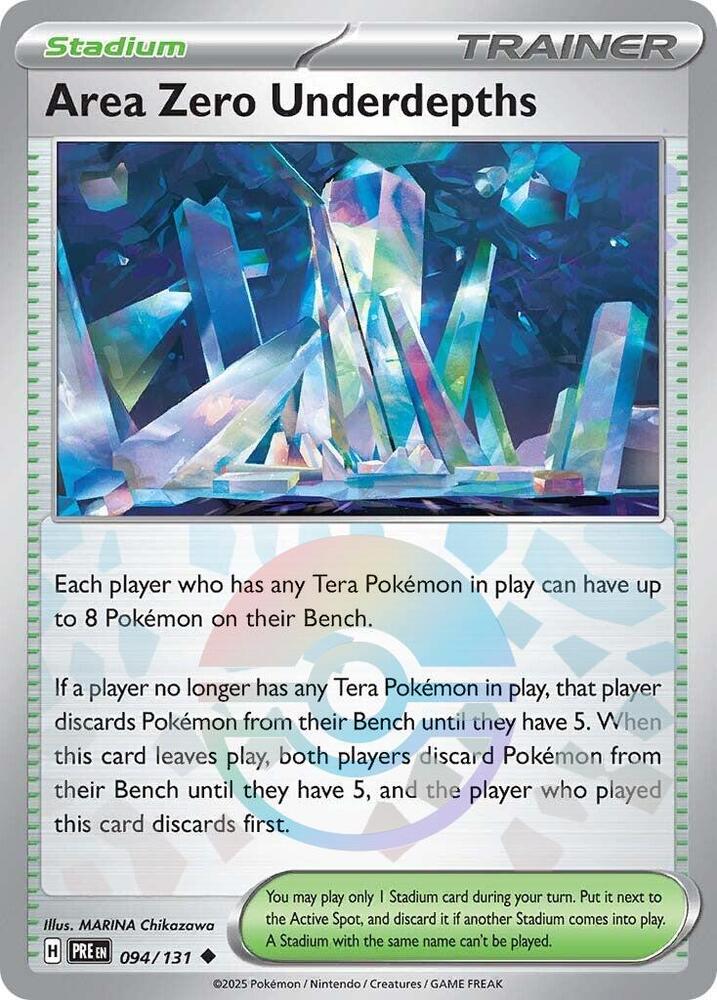 Area Zero Underdepths (094/131) (Poke Ball Pattern) [Scarlet & Violet: Prismatic Evolutions] | Gear Gaming Bentonville