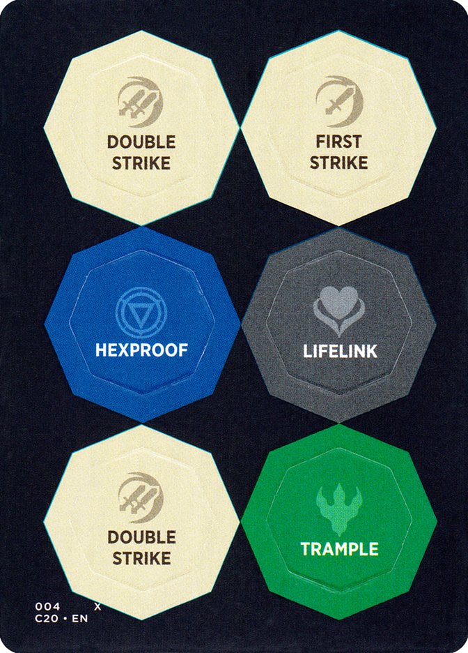 Ability Punchcard (004) [Commander 2020 Tokens] | Gear Gaming Bentonville