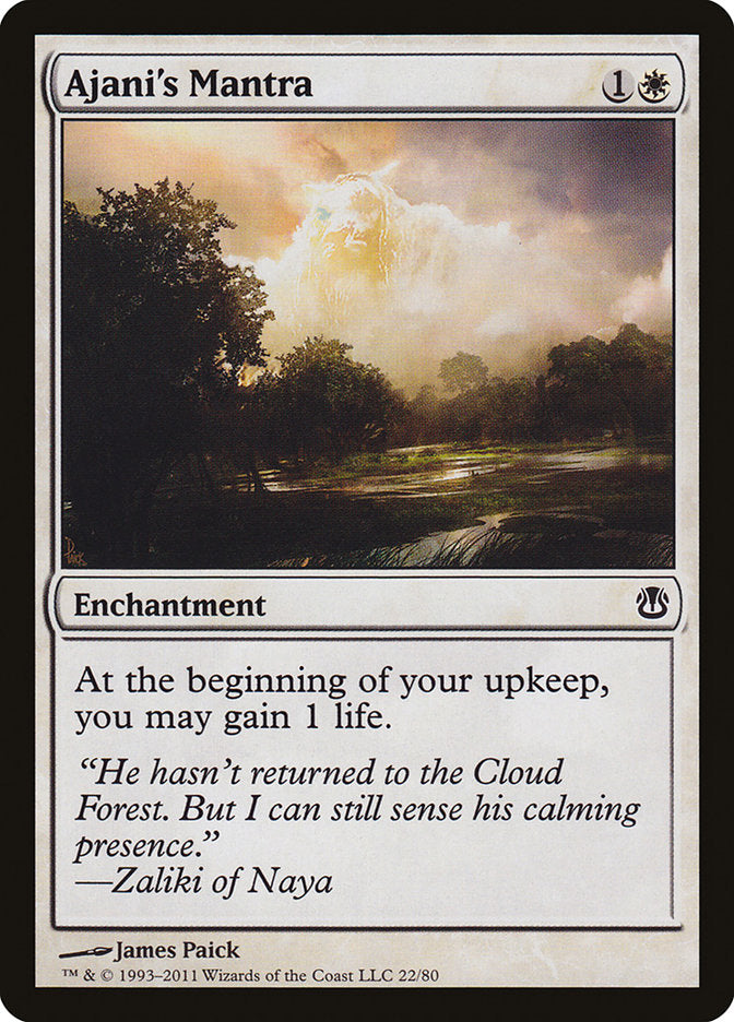 Ajani's Mantra [Duel Decks: Ajani vs. Nicol Bolas] | Gear Gaming Bentonville