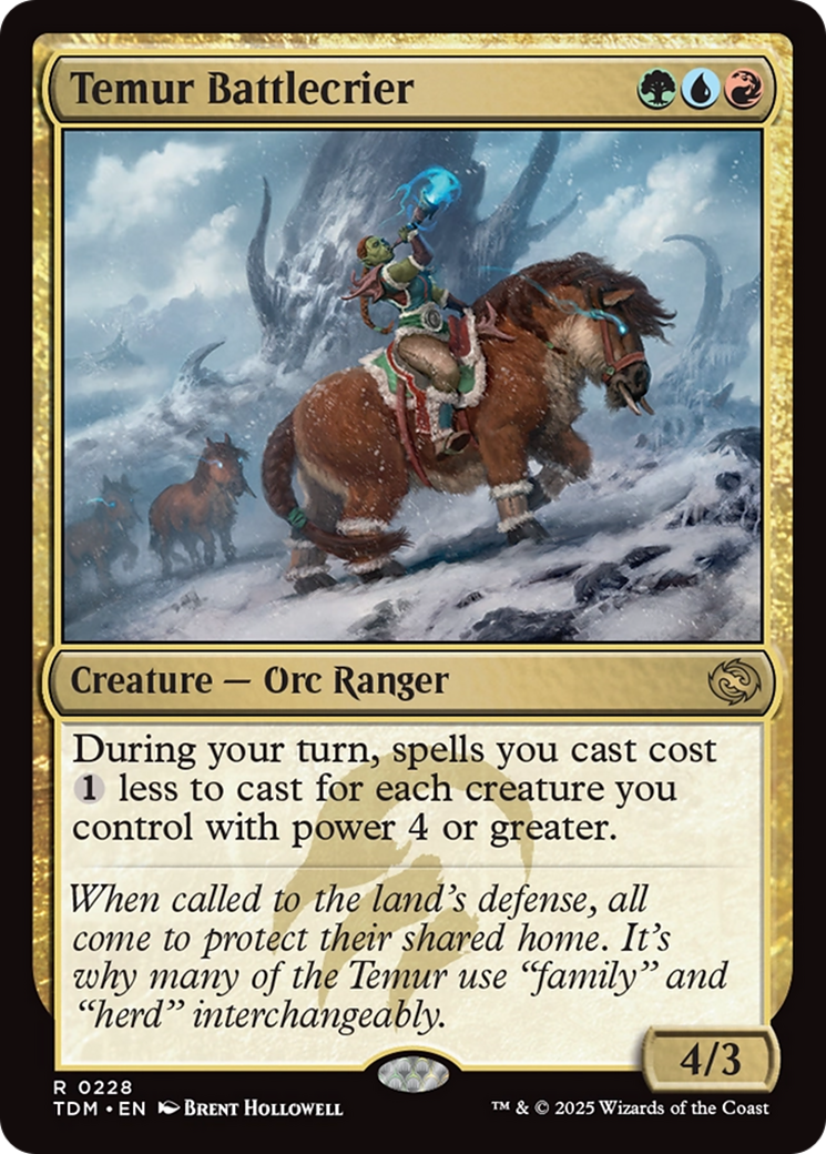 Temur Battlecrier [Tarkir: Dragonstorm] | Gear Gaming Bentonville