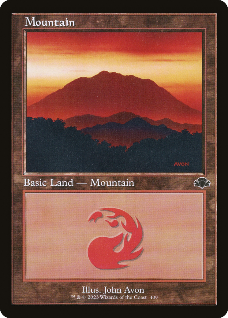 Mountain (409) (Retro) [Dominaria Remastered] | Gear Gaming Bentonville