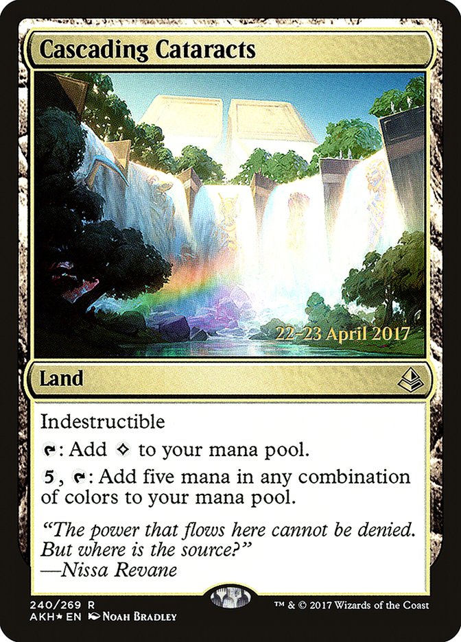 Cascading Cataracts [Amonkhet Prerelease Promos] | Gear Gaming Bentonville
