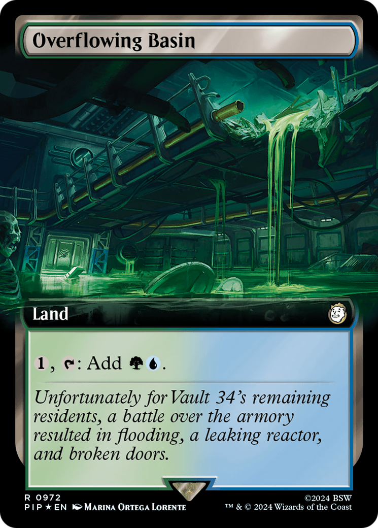 Overflowing Basin (Extended Art) (Surge Foil) [Fallout] | Gear Gaming Bentonville