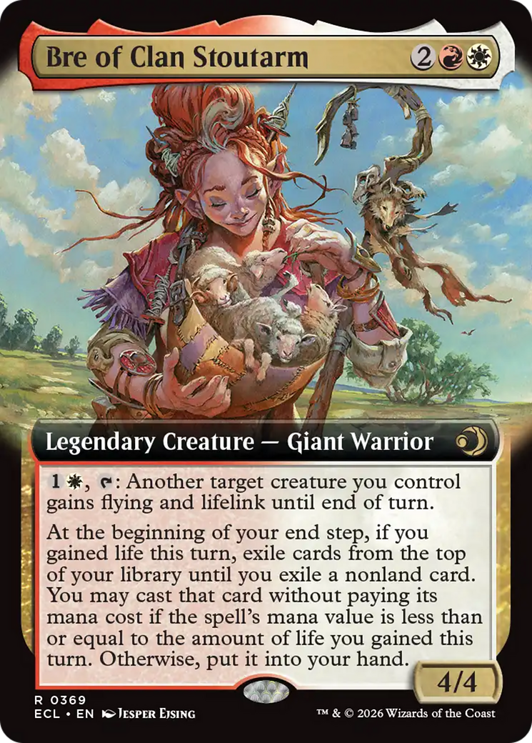 Bre of Clan Stoutarm (Extended Art) [Lorwyn Eclipsed] | Gear Gaming Bentonville