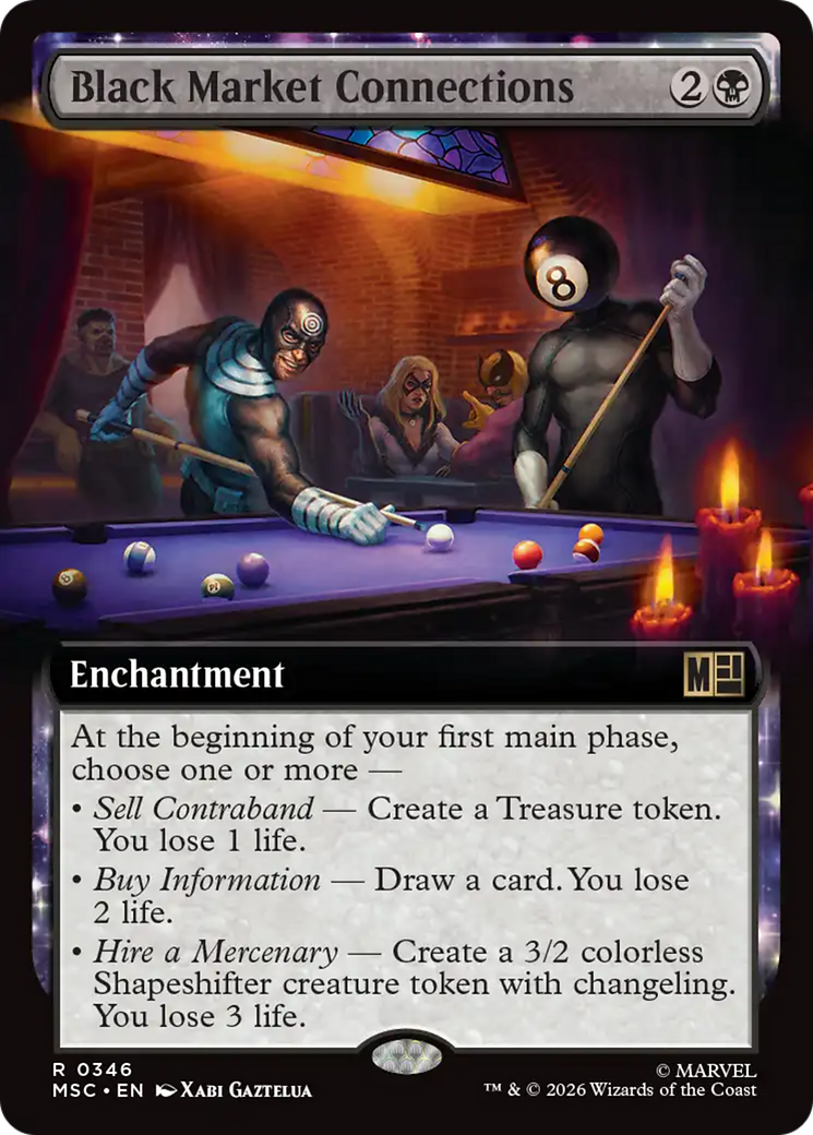 Black Market Connections (Extended Art) [Marvel Super Heroes Commander] | Gear Gaming Bentonville
