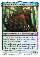 Keruga, the Macrosage (White Border) [Mystery Booster 2] | Gear Gaming Bentonville