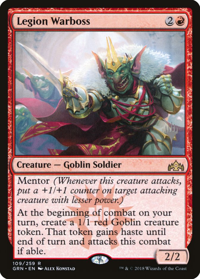 Legion Warboss (Promo Pack) [Guilds of Ravnica Promos] | Gear Gaming Bentonville