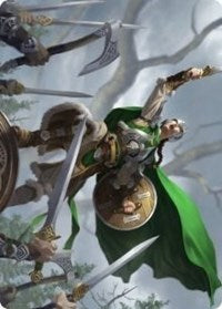 Maja, Bretagard Protector Art Card [Kaldheim Art Series] | Gear Gaming Bentonville