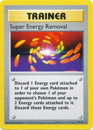 Super Energy Removal (79/102) [Base Set Shadowless Unlimited] | Gear Gaming Bentonville