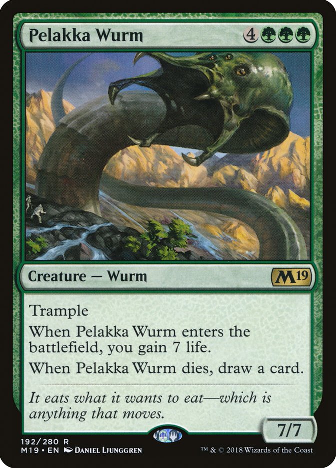 Pelakka Wurm [Core Set 2019] | Gear Gaming Bentonville