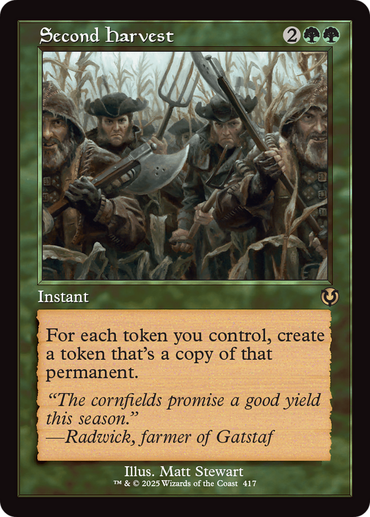 Second Harvest (Retro Frame) [Innistrad Remastered] | Gear Gaming Bentonville