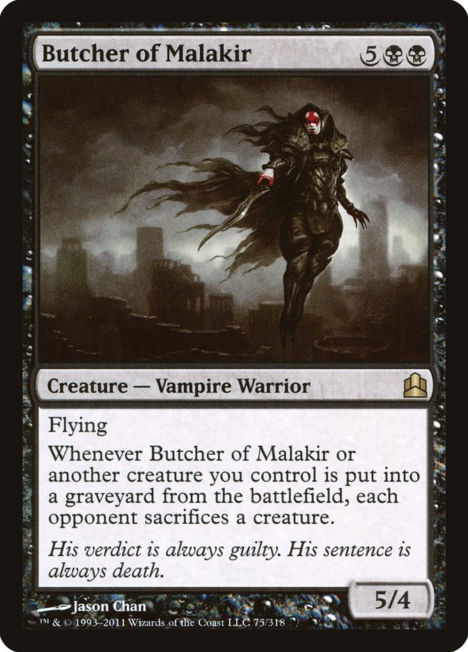 Butcher of Malakir [Commander 2011] | Gear Gaming Bentonville