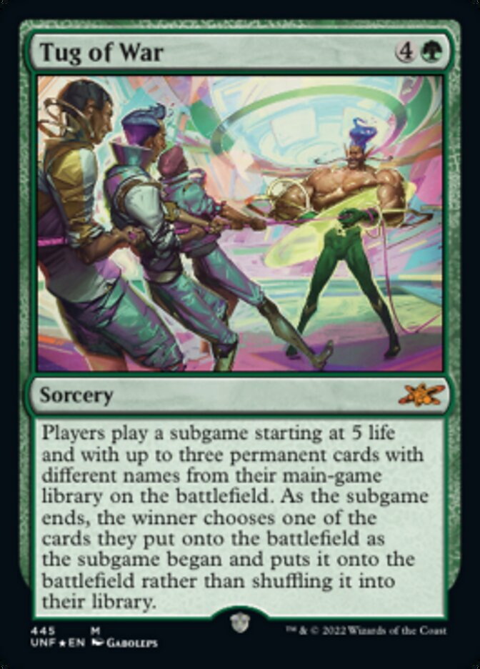 Tug of War (Galaxy Foil) [Unfinity] | Gear Gaming Bentonville