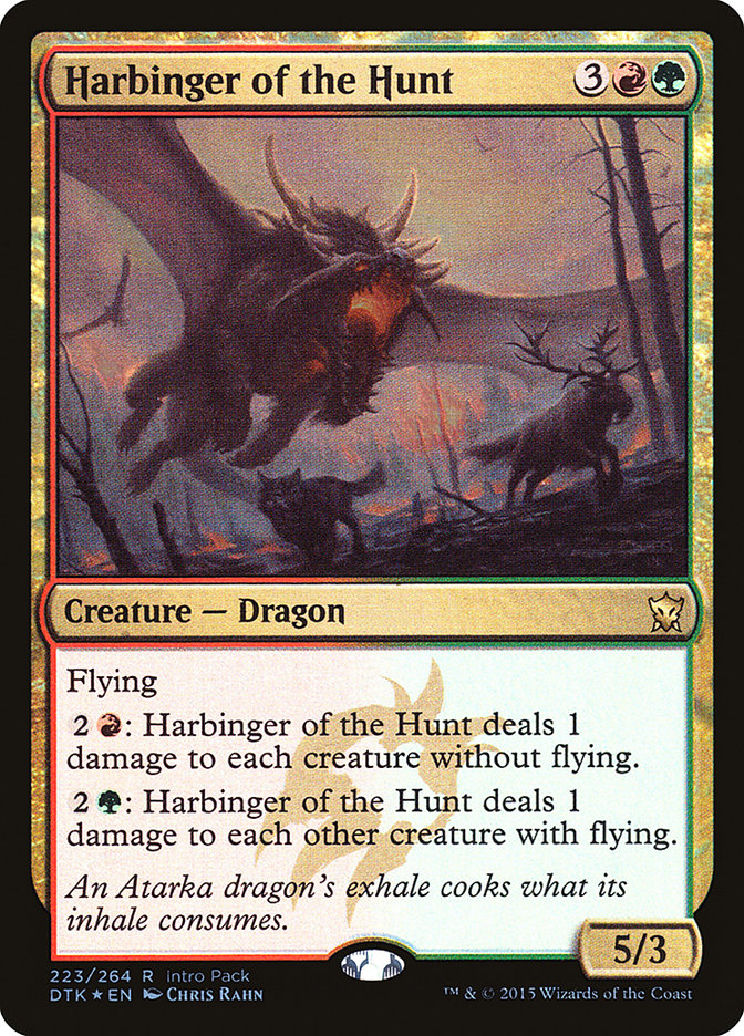 Harbinger of the Hunt (Intro Pack) [Dragons of Tarkir Promos] | Gear Gaming Bentonville