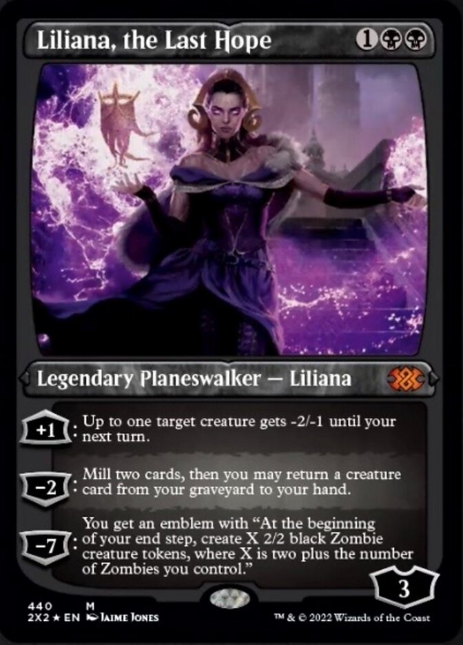 Liliana, the Last Hope (Foil Etched) [Double Masters 2022] | Gear Gaming Bentonville