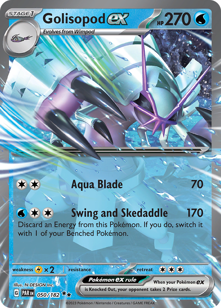 Golisopod ex (050/182) [Scarlet & Violet: Paradox Rift] | Gear Gaming Bentonville