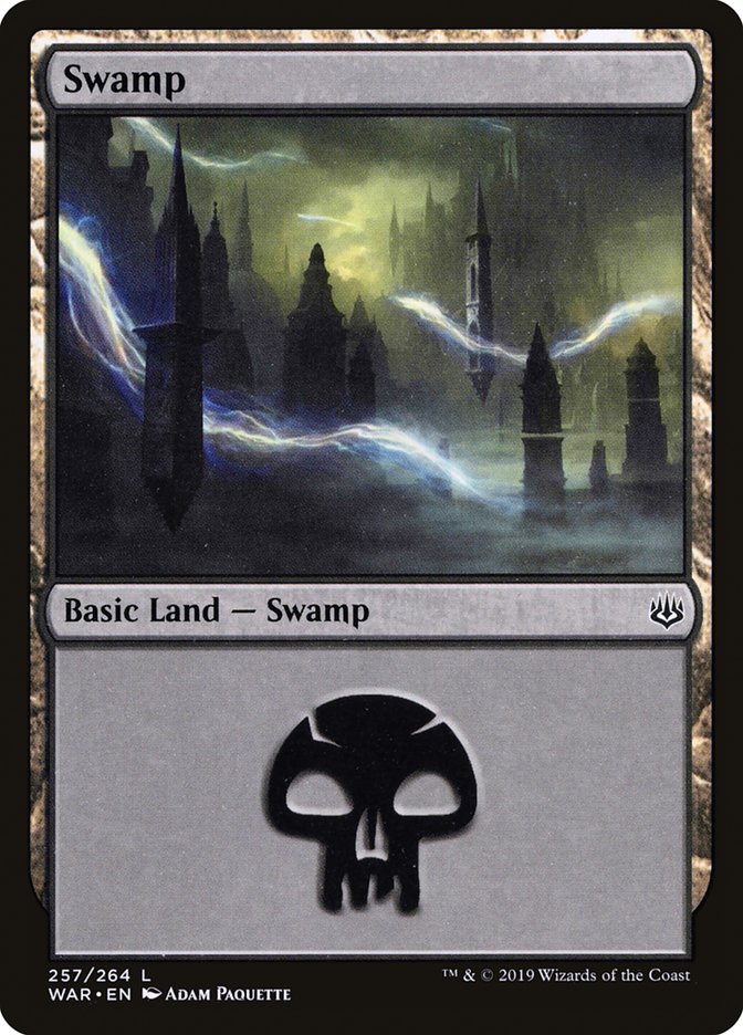 Swamp (257) [War of the Spark] | Gear Gaming Bentonville