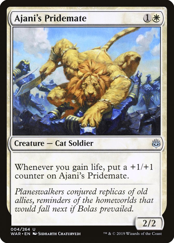 Ajani's Pridemate [War of the Spark] | Gear Gaming Bentonville