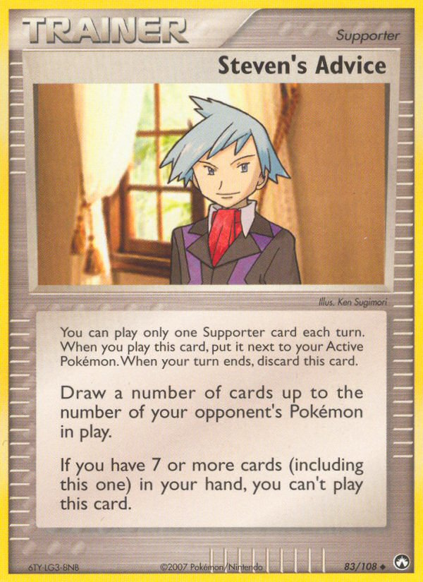 Steven's Advice (83/108) [EX: Power Keepers] | Gear Gaming Bentonville